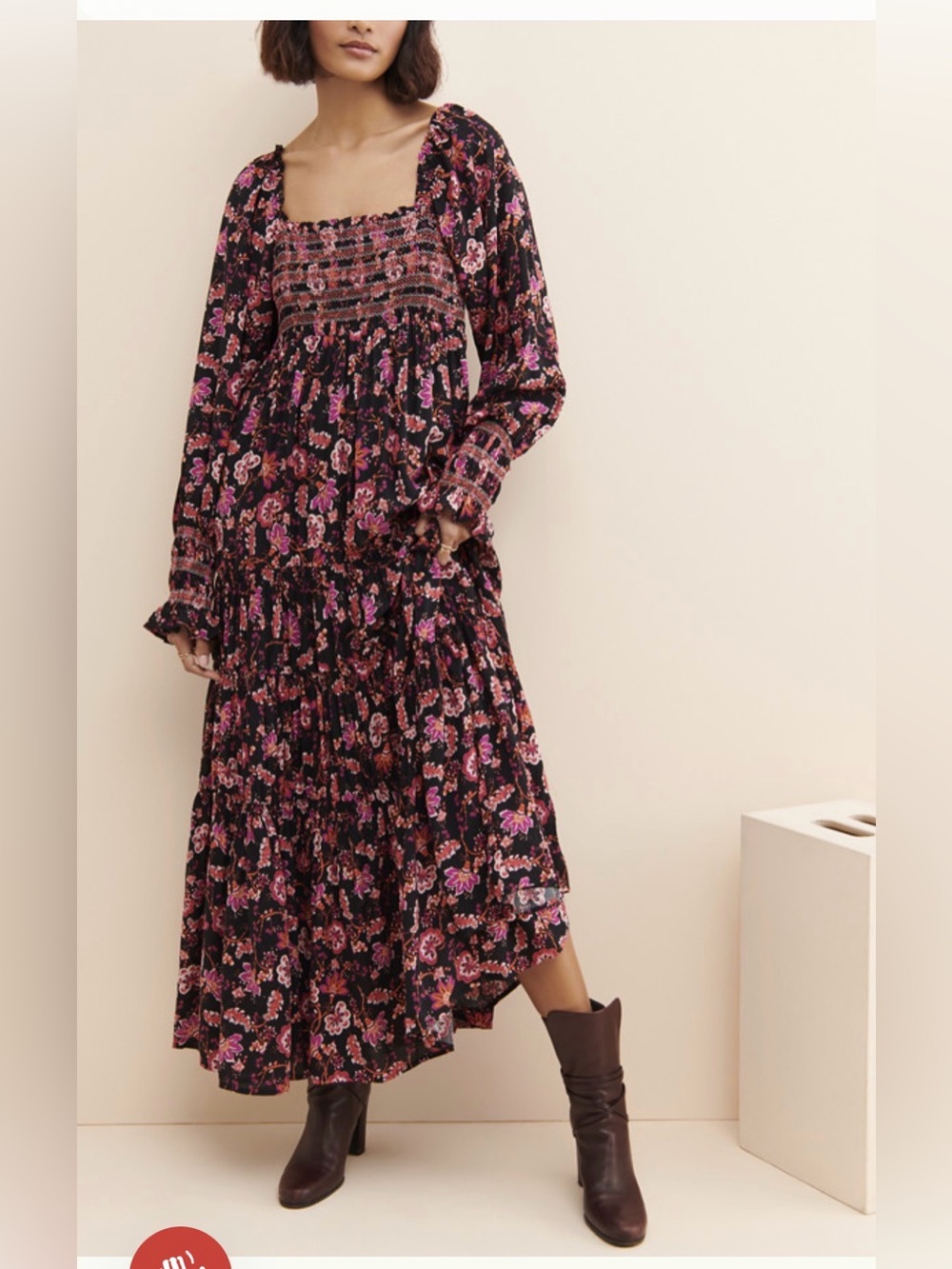 Free People Sweet Escape Maxi Dress Floral Romantic Boho Fairy , small - Picture 3 of 15